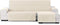 Hoes voor chaise longue met korte armleuning rechts Eysa LEVANTE Beige 100 x 110 x 240 cm