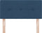 vidaXL - Hoofdbord - Knop - Aangepast - Blauw - 80 - cm - Stof
