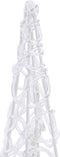 vidaXL - Lichtkegelset - decoratief - LED - warmwit - 60/90/120 - cm - acryl
