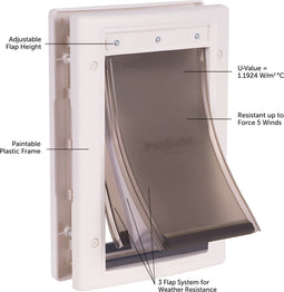 Petsafe Hondenluik - Extreme Weather - 3 Flappen - M