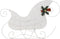 vidaXL - Kerstdecoratie - rendieren - en - slee - 60 - LED's - wit