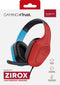 Trust GXT 416S ZIROX - Gaming Headset - Draad - Ingebouwde microfoon - Cyaan Rood Zwart