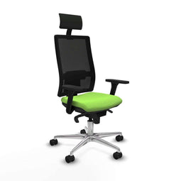 Bureaustoel met hoofdsteun Piqueras y Crespo 3D086N1 Pistache