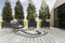 Brink en Campman - Brink en Campman Habitat Aura Grey Outdoor 477304 Vloerkleed - 200x280 - Ovaal - Buiten,Laagpolig Tapijt - Modern - Meerkleurig