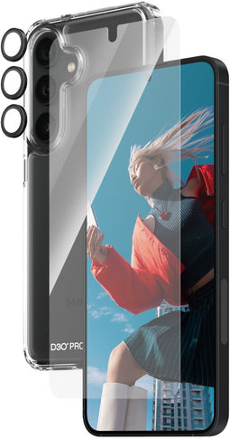 PanzerGlass Galaxy S24 - 3-in-1 Bundle Glas Case Cam