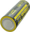 Nitecore IMR18490 met 1100 mAh, 3,6 V - 3,7 volt platte bovenkant zonder kop met positieve pool plat 49,05x18,5 mm, uiteindelijke laadspanning max. 4.2V