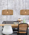 GOOD&MOJO Hanglamp Iguazu - Jute - Recht - Ø50cm - Scandinavisch,Bohemian - Hanglampen Eetkamer, Slaapkamer, Woonkamer