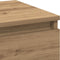 vidaXL - Nachtkastjes - 2 - stuks - Ambachtelijk - Eiken - 40x35x50 - cm - Gegaan - Hout