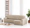Hoes voor chaise longue met korte armleuning rechts Eysa ROC Beige 180 x 120 x 360 cm