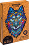 UNIDRAGON Houten Puzzel Voor Volwassenen Dier - Majestueuze Wolf - 700 stukjes - Royal Size 42x58 cm