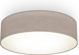 B.K.Licht - Plafondlamp - 2x E27 fitting - Ø38cm - taupe