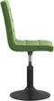 vidaXL - Eetkamerstoelen - draaibaar - 2 - st - fluweel - donkergroen