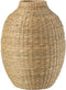 Vaas lang decoratief zeegras/bamboe naturel