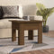 vidaXL - Salontafel - 55x55x42 - cm - spaanplaat - bruin - eikenkleur