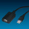 Rotronic USB 2.0 - Verlengkabel 5m - USB hub zwart