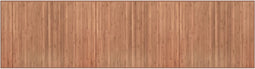 vidaXL - Vloerkleed - rechthoekig - 80x300 - cm - bamboe - naturel