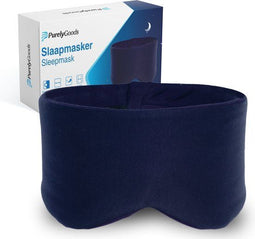 PurelyGoods® Slaapmasker - Verduisterend Oogmasker - Katoen - Donkerblauw