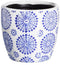 Plantenbakkenset Blauw Terra cotta 19 x 19 x 17 cm Cirkelvormig (2 Stuks)