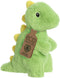 Aurora Knuffel Eco Nation T-rex Junior 20 Cm Pluche Groen/geel