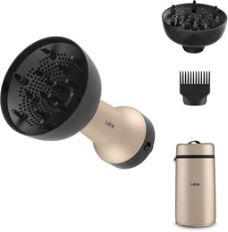 Rowenta Curl Harmony CV7D30 - 3-in-1 Föhn - XL diffuser - Droogt en verzorgt krullen - Dune Metal