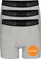 Sloggi Go - Heren Short 3-pack - Brede elastische tailleband - Licht Grijs (3-pack)