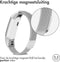 iMoshion Bandje Geschikt voor Fitbit Alta (HR) Maat M - iMoshion Milanees magnetische band - Zilver