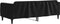 vidaXL - Slaapbank - 90x200 - cm - fluweel - zwart