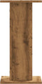 vidaXL - Speakerstandaards - 2 - st - 30x30x60 - cm - hout - artisanaal - eikenkleurig