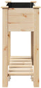 vidaXL - Tuinbak - met - Plank - 71x37x76 - cm - Massief - Vurenhout