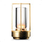Goliving Tafellamp - Oplaadbaar - Draadloos dimbaar - Goud - 17.5 cm