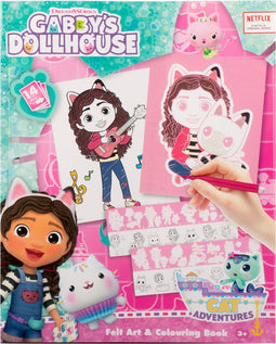 Gabby's Dollhouse Viltkunst & Kleurboek