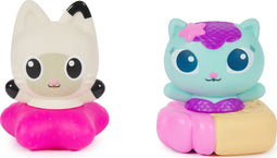 Gabby's Poppenhuis - Gabby Girl katten-waterspuiters Meerminkat en Pandy Poek - drijvend badspeelgoed