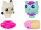 Gabby's Poppenhuis - Gabby Girl katten-waterspuiters Meerminkat en Pandy Poek - drijvend badspeelgoed