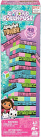Gabby's Poppenhuis - Jumbling Tower - Blokkentoren Spel met 48 houten blokjes - Gabbys Poppenhuis