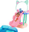 Gabby’s Poppenhuis - Kattastisch zwembad-speelset met figuren van Gabby en Meerminkat met zeemeerminstaarten die van kleur veranderen en zwembadaccessoires