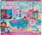 Gabby’s Poppenhuis - Kattastisch zwembad-speelset met figuren van Gabby en Meerminkat met zeemeerminstaarten die van kleur veranderen en zwembadaccessoires