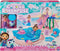 Gabby’s Poppenhuis - Kattastisch zwembad-speelset met figuren van Gabby en Meerminkat met zeemeerminstaarten die van kleur veranderen en zwembadaccessoires