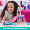Gabby’s Poppenhuis - Kattastisch zwembad-speelset met figuren van Gabby en Meerminkat met zeemeerminstaarten die van kleur veranderen en zwembadaccessoires