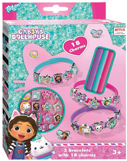 Gabby’s Poppenhuis Totum 3 schuif armbandjes maken met 18 schuifbedels speelgoed meisjes vanaf 3 jaar Gabby’s Dollhouse