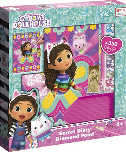 Gabby's Poppenhuis Totum geheim dagboek met slot vriendenboek secret diary - notitieboek versieren Gabby's Dollhouse - knutselen diamond painting
