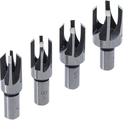 BGS technic - Proppenboor Set - 4 maten 6 mm 8 mm 10 mm 13 mm - 20 mm diepte (4 stuks)