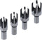 BGS technic - Proppenboor Set - 4 maten 6 mm 8 mm 10 mm 13 mm - 20 mm diepte (4 stuks)