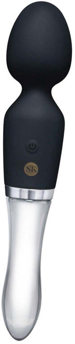SECRET KISSES GLASS BLACK MAGIC WAND
