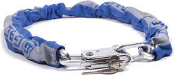 GAD Kettingslot - gehard staal - SuperSafe cilinder - 110 cm - blauw