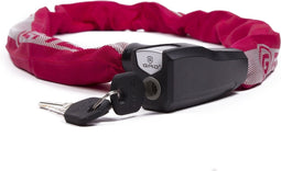 GAD Sterk kettingslot - gehard staal - SuperSafe cilinder - 110 cm - rood