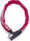 GAD Sterk kettingslot - gehard staal - SuperSafe cilinder - 110 cm - rood