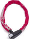 GAD Sterk kettingslot - gehard staal - SuperSafe cilinder - 110 cm - rood