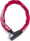 GAD Sterk kettingslot - gehard staal - SuperSafe cilinder - 110 cm - rood
