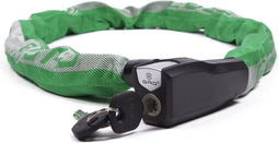 GAD Sterk kettingslot - gehard staal - SuperSafe cilinder - groen - 110 cm