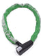 GAD Sterk kettingslot - gehard staal - SuperSafe cilinder - groen - 110 cm
